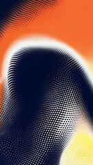 Poster - Abstract Halftone Pattern: A Symphony of Dots and Hues