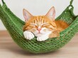 © Natalia - pet tech smart homes for pets comfort. A sleek pet hammock with motion sensors and adjustable positioning for ergonomic support and comfort