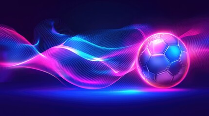 Aufkleber - Gradient volleyball vector with soft lighting effects, polished sports illustration, transparent PNG.