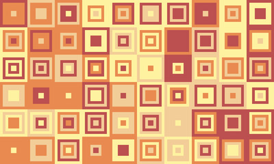 Fototapete - Symmetrical cube design with soft colours. Perfect for contemporary textiles, repeat prints, and ornate backgrounds, adding a touch of visual simplicity.