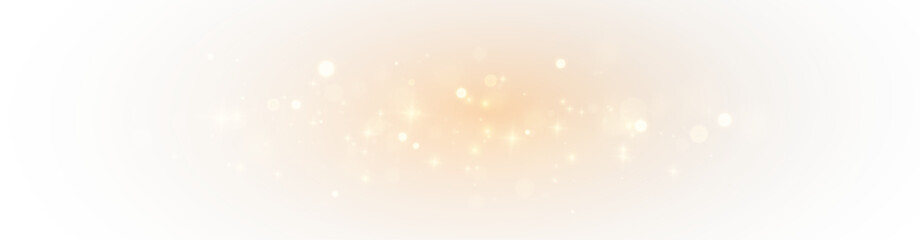 Wall Mural - Golden Yellow Dust PNG, Bokeh Confetti Glow, Festive Glitter Texture Overlay, Magic Powder Sparkle, Warm Sunshine Glow, Abstract Light Effect for Invitations, Cards, and Decorative Banner Designs