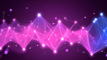 Aufkleber - Exploring digital connections through abstract lines virtual space graphic design modern technology aesthetic viewpoint