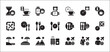 © great19 - Office coffee break icon set. Time break for lunch icon collection. Vacation office day off symbol. Icon set contain symbol of coffee cup time, rest hours, lunchtime, eat, vacation, holiday, beach.