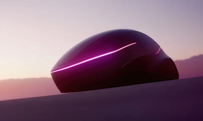 Poster - Explore the Future of Automotive Design with This Stunning Sleek Concept, Blending Innovation and Aesthetics Through Captivating Smooth Lines and Dynamic Lighting.