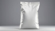 © ZancGraphic - white plastic bag isolated, Plastic Bag Mockup, 25 kg Bag Mockup, Sand bag or white plastic canvas sack for rice or agriculture product, Bag Mockup