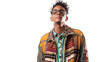 © PNG World - A Young Brazilian Man in a Stylish Outfit Standing on Transparent Background, PNG
