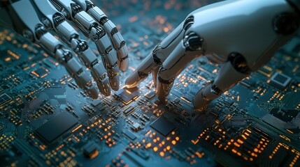 Poster - microchip, capable of predictive analytics, making split-second decisions for autonomous systems.