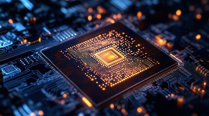 Poster - identity verification microchip, eliminating fraud and ensuring secure digital transactions
