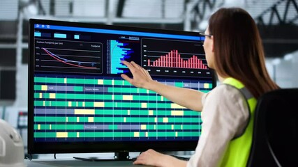 Poster - Manufacturing Execution System At Modern Factory