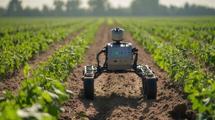 Poster - analyzing soil conditions in farms, recommending optimal planting methods, and providing real-time d