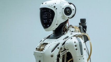 Aufkleber - robot designed for space-based medical research, monitoring astronauts health and performing experim