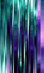 Poster - Vibrant neon stripes creating dynamic abstract patterns in motion