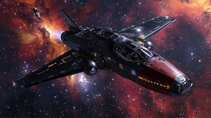 Wall Mural - spacecraft designed for deep-space photography, featuring high-resolution cameras, advanced optics,