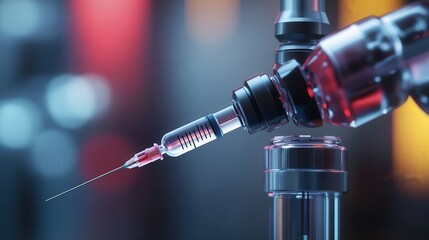 Poster - automated immunization system that administers vaccines without human intervention, ensuring accuracy and reducing human error