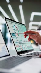 Aufkleber - Data Analyst Using Data Analytics KPI