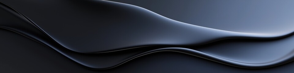 Poster - a black and white image of a wave with a black background. the image has a moody and mysterious feel