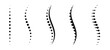 © Jocelyn_Flores - Spinal cord vector icons. Spine icon set. Simple set of spine vector icons. Vector spine icons