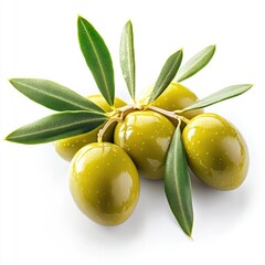 Wall Mural - Bunch of Green Olives