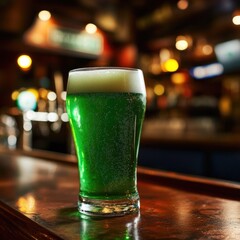 Wall Mural - Irish Green Beer