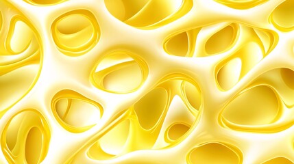 Fototapete - Abstract yellow organic texture background