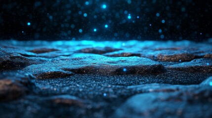 Poster - Vibrant 4K footage showcases high-speed abstract light trails creating dynamic motion