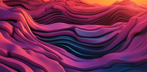 Poster - A grainy, gradient background featuring dark blue, purple, orange, and black tones creates a distinctive abstract noisy texture ideal for a poster, backdrop, banner, header, or cover design