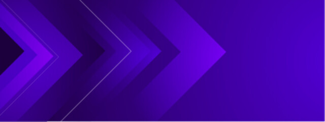 Poster - Purple and white abstract design with arrow symbol, suitable for business presentations, web graphics, and digital marketing materials.