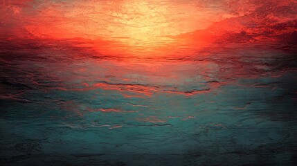 Poster - The design features a grainy background with a mix of gray, orange, red, white, and black, forming an abstract color wave with a noisy texture, suitable for banners, posters, and header covers