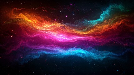 Poster - Dynamic and vibrant color swirls captured in high-definition