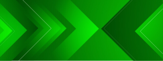 Poster - green gradient abstract background design with overlapping shapes, suitable for business presentations, banner, and digital marketing materials.