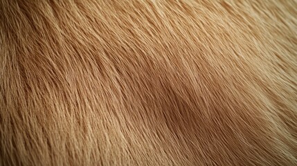 light brown fur texture: close-up of soft, silky hairs