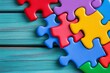 © Thanyarat - Colorful puzzle pieces symbolize global awareness and acceptance of autism spectrum disorder worldwide