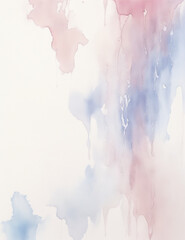 Wall Mural - abstract watercolor background - abstract pale pink splash background - generative ai