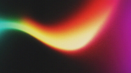 Wall Mural - abstract background with blurred wavy lines in blue and orange colors