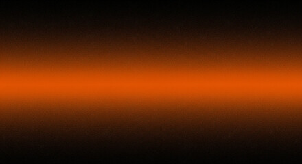 Poster - Orange and black horizontal gradient background with blurred edges. Modern minimalist design pattern for banners, websites, and digital media. Abstract dark background with warm glow effect