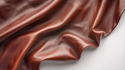 leather on white background