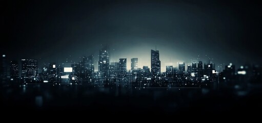 Poster - A smart city's infrastructure is characterized by the interconnectedness of the modern creative communication and internet network, which illustrates the concept of 5G wireless digital connection and