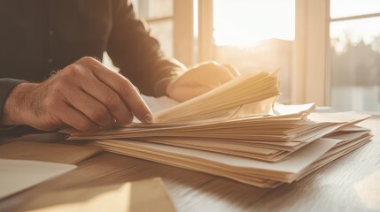Poster - the idea of transferring documents is conveyed through the scene of uploading files from a folder an