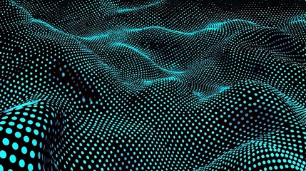 Poster - The background features animation, cyber elements, or technology, along with an abstract animated particles background created using Trapcode Form