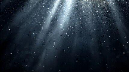 Poster - Digital image showcasing a futuristic energy technology concept within modern abstract science, featuring light rays and stripes on a blue light background