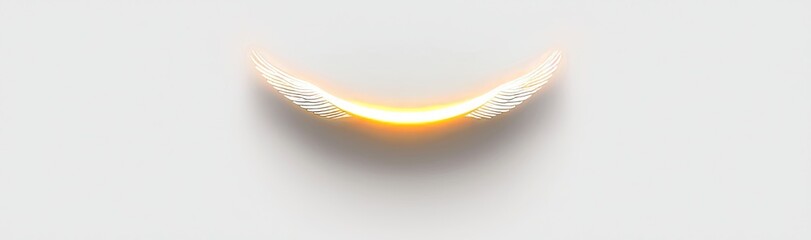 Wall Mural - shine of a glowing light ray