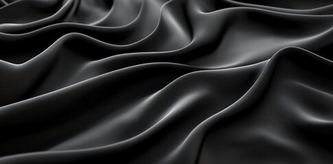 Poster - An industrial design theme characterized by a high-tech black surface with sleek, smooth lines