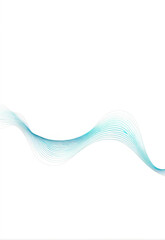 Wall Mural - Vector hand-drawn technology style irregular wave point light effect line decoration material