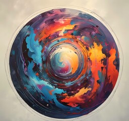 Poster - Illustration of abstract world.