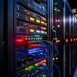 © Антон Сальников - Close-up photography of electrical equipment installation in a high-tech data center, showcasing modern technology insights