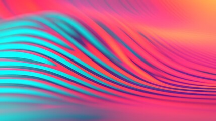 Poster - Retro synthwave is characterized by a landscape of glowing lines that vanish at a point, all set against a vibrant and futuristic 80s design backdrop