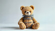 © AI-Universe - Teddybär mit Stacheldraht als Symbol für verlorene Unschuld und Kindheitstrauma