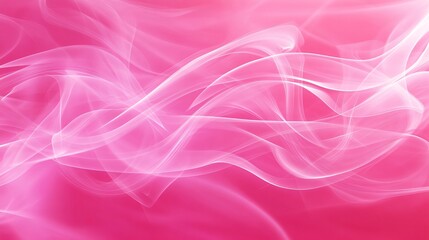 Poster - Mysterious Pink Smoke with Dense Billowing Clouds and Soft Airy Swirls for Dramatic Effect