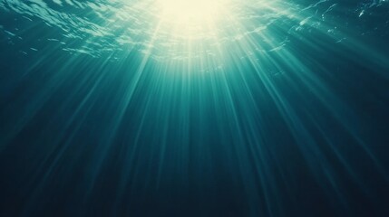 Poster - Smooth Motion of Water with Unique Tones and Light Under the Surface