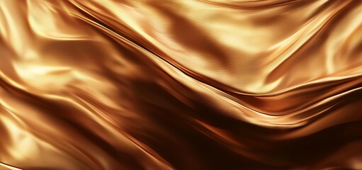 Poster - bronze copper metallic background with a shiny appearance, including a light reflection texture, des